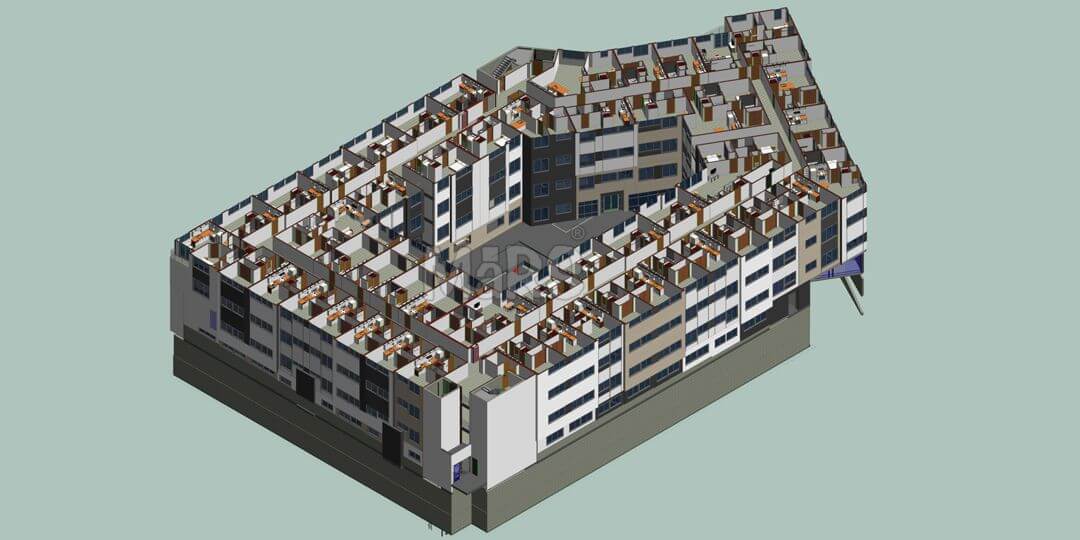 multi storey residential building architectural bim services