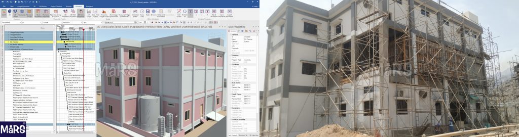 How the 4D BIM is driving productivity in a construction project?