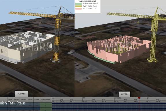 4d BIM - Constuction Sheduling
