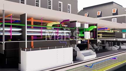 MEP BIM Design mixed use project