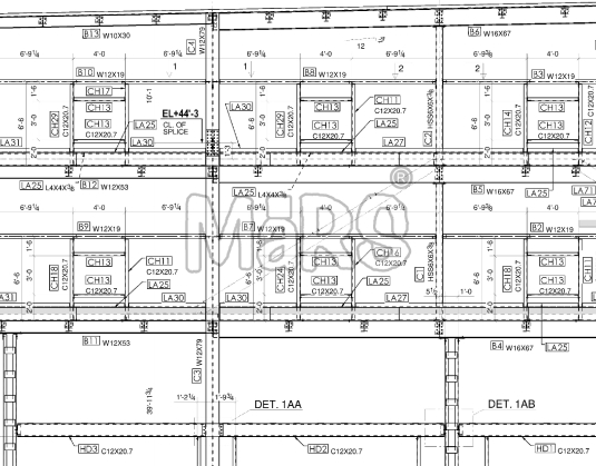 Steel Fabrication Shop Drawings-3