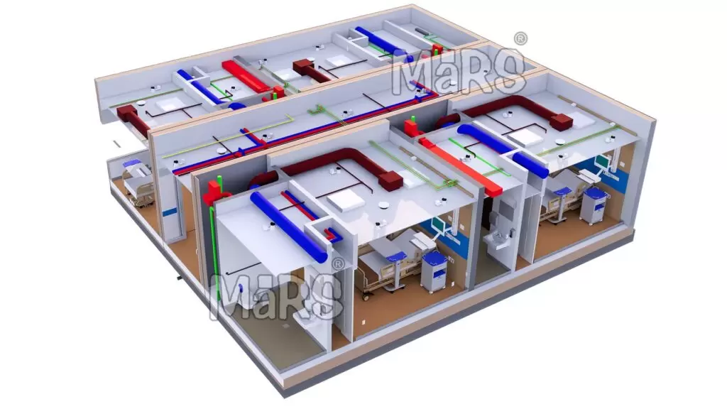 Clash-Free BIM for Modular Hospitals
