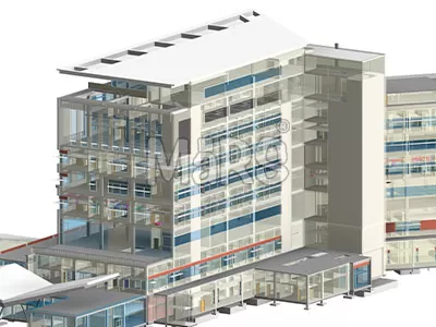Hospital Building BIM project in Dubai