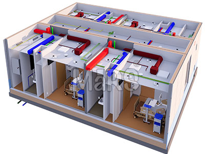 MEP BIM Modular hospital project