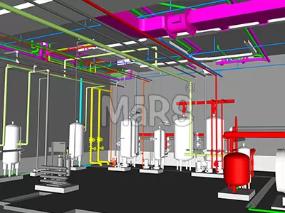 MEP BIM Modeling for Madinaty Medical Centre