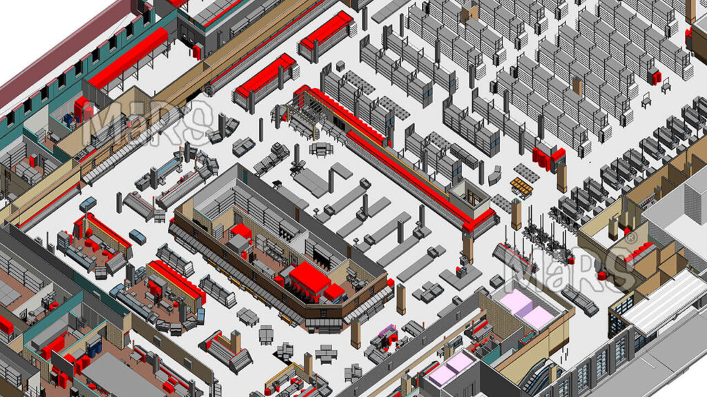 MEP BIM Modeling and Coordination for Wegmans Project