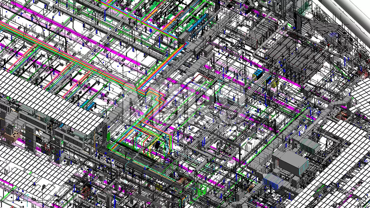 MEP Coordination for Bus Garage Projects