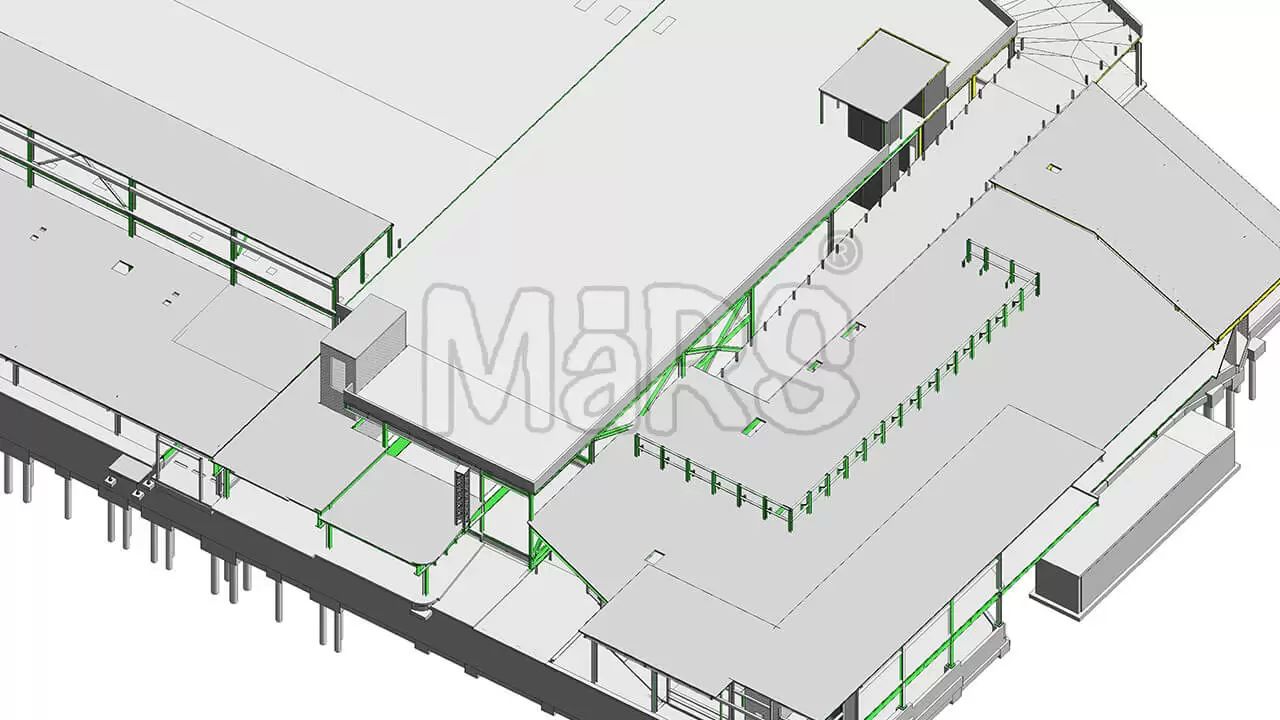 MEP BIM Coordination for Transportation Hubs