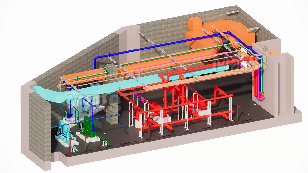 MEP BIm for BMRCL Dairy Circle Station