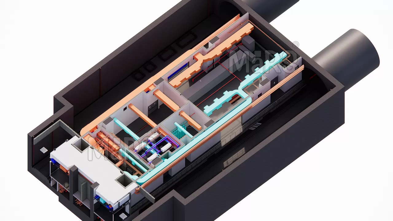 3D Model for BMRCL Dairy Circle Station