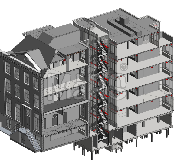 BIM for residential project by MaRS