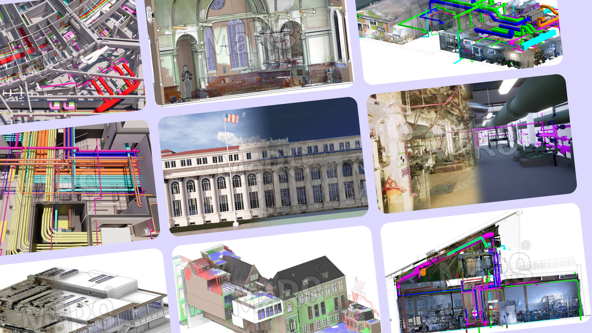 Scan to BIM Projects by MaRS BIM Solutions