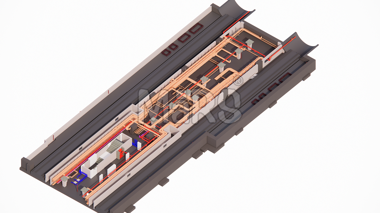 Metro station Bim Project usa