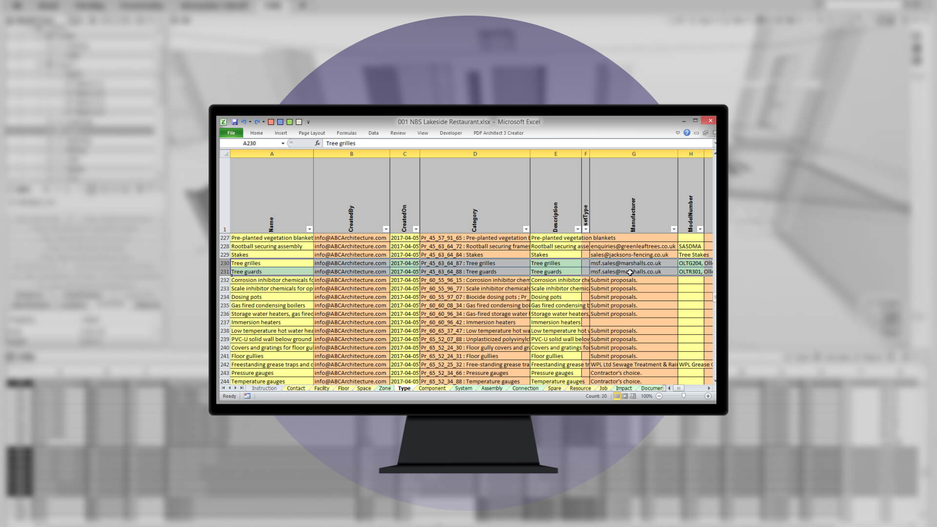 cobie bim services