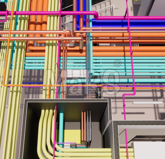 Detailed BIM Modeling for Plumbing Layouts and Prefab