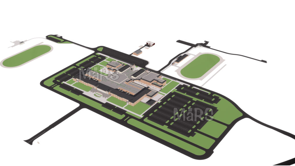 Mecklenberg school USA 3d view