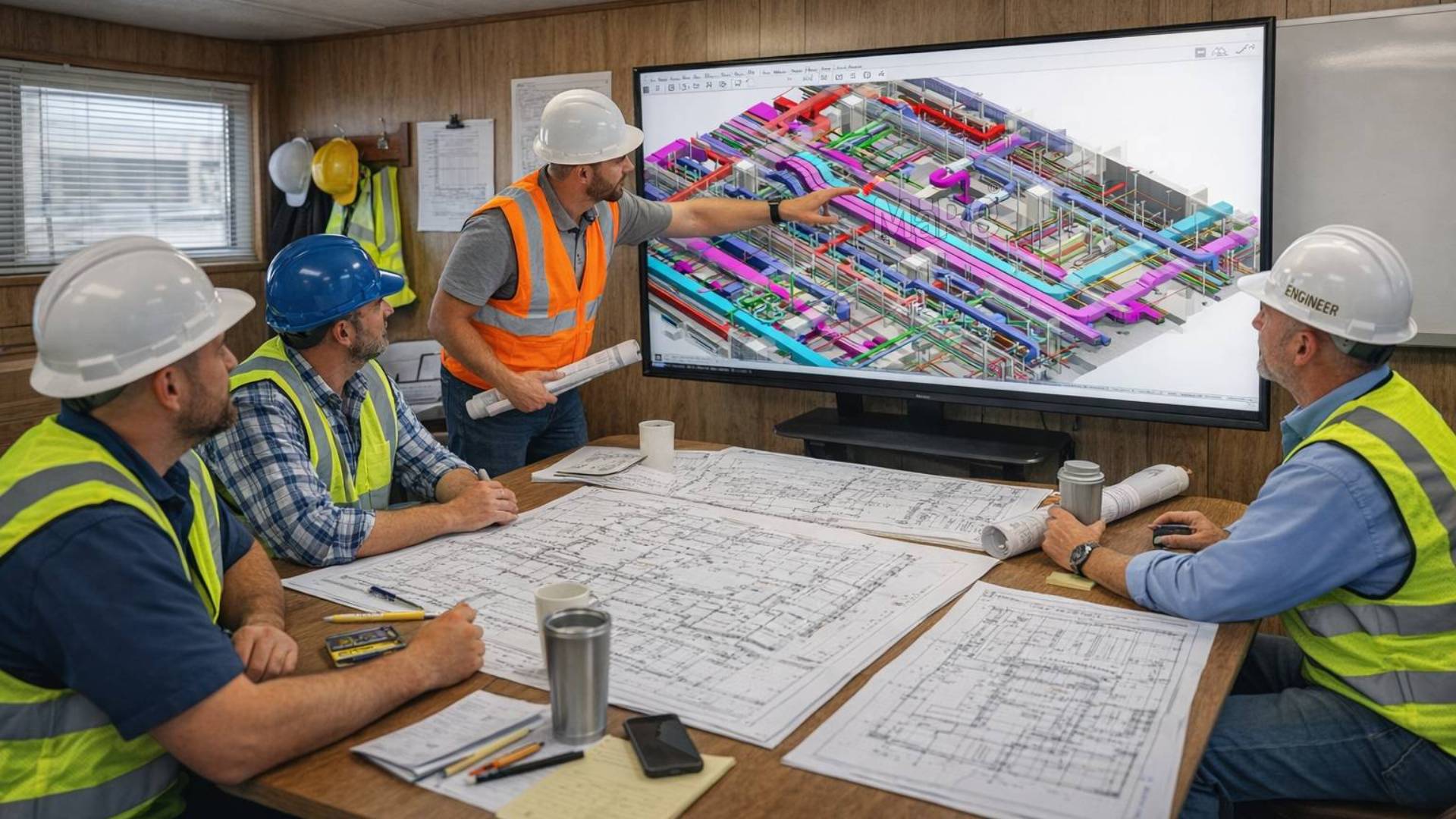 MEP Drawings with 3D Model