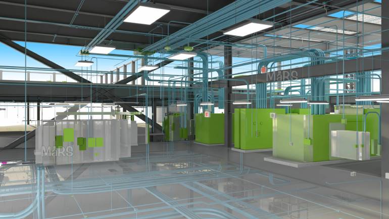 Electrical BIM Model Close-Up