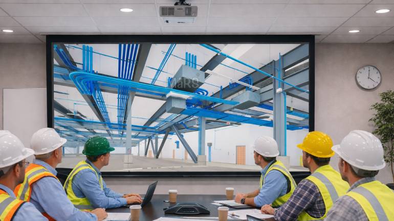 BIM Coordination Meeting with contractors